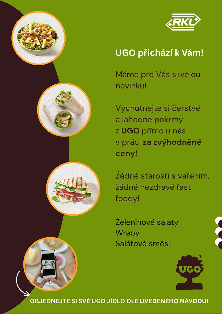 UGO v RKL Holdingu UGO Nabídka jídel za zvýhodněné ceny