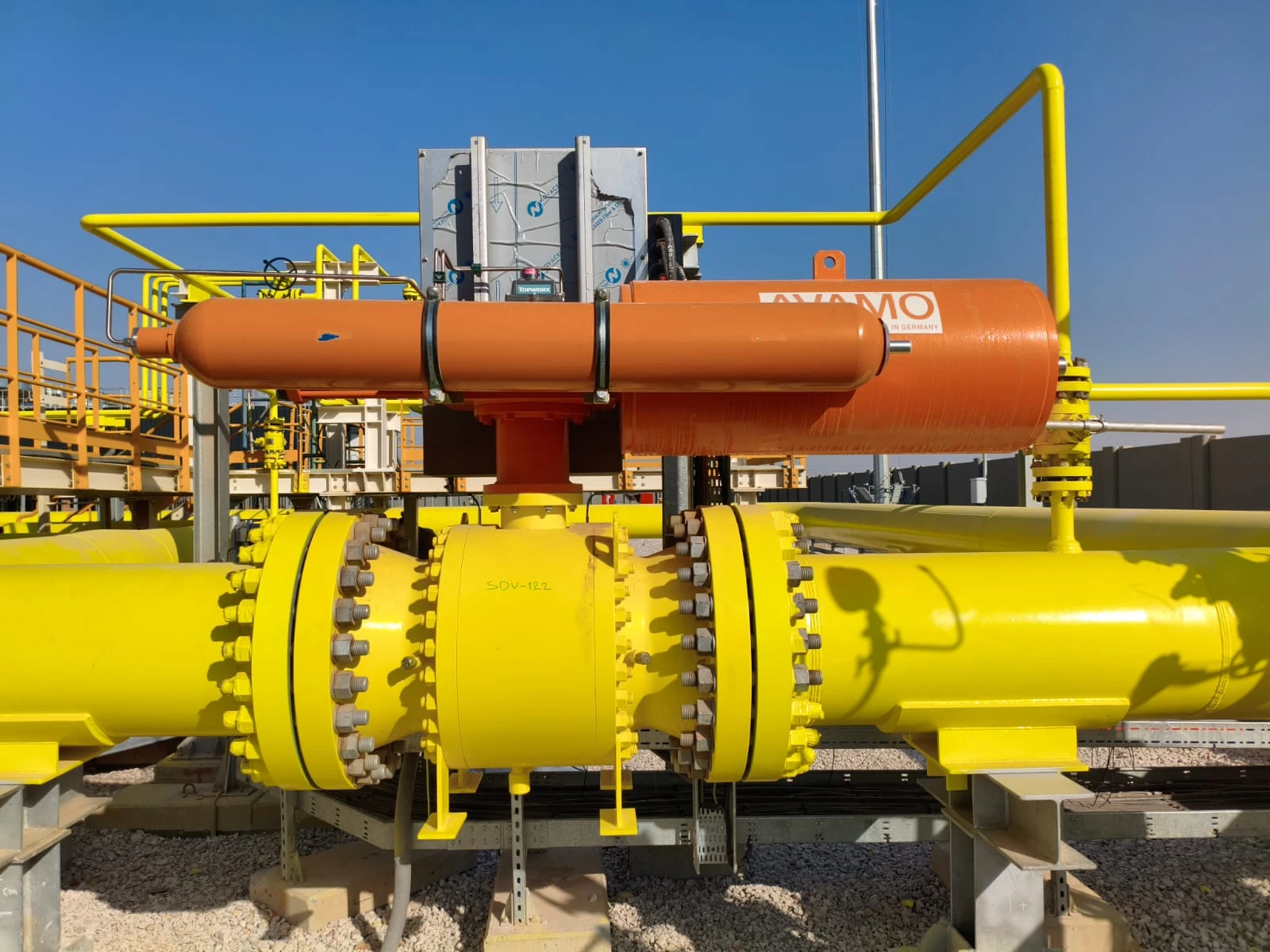 Armatury MSA instalovány v rámci projektu plynovodu v Iráku